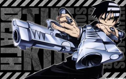  DEATH THE KID FROM SOUL EATER!!! HE IS BADASS!!!