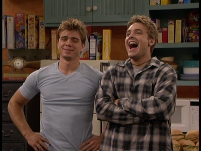  Both Matthew & Will Friedle laughing. :D