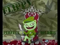 Flippy from Happy Tree Friends. he's just epic