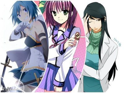  There are so many Anime girls that I adore, but these are my oben, nach oben three as of date. 1. Miki Sayaka (Madoka Magica) 2. Yuri Nakamura (Angel Beats!) 3. Namie Yagiri (Durarara!!)