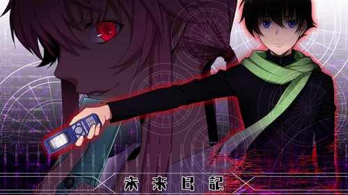  oh.. that's a hard question.. my Favorit Anime is either Fullmetal alchemist brotherhood, Mirai nikki oder Angel – Jäger der Finsternis beats.. i don't know.. fyi, the one in the picture is mirai nikki.