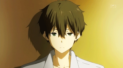 Even though he's a guy I kinda feel like Oreki Houtarou. He doesn't really care about anything and just wants to be left alone and be lazy XD. I care about things but the lazy part suits me just fine.
