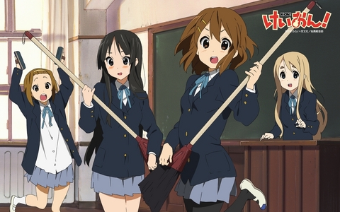  I hardly watch slice of life anime. But,my پسندیدہ and if it counts is K-ON! e3e