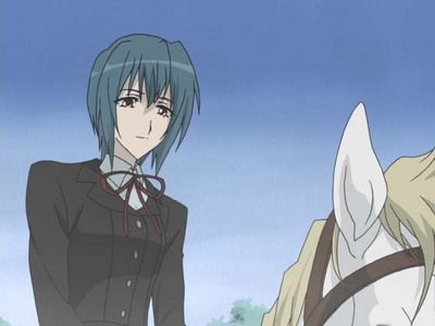 Since you didn't say to post a handsome guy, I'll take this opportunity to post Amane Ohtori from Strawberry Panic =)