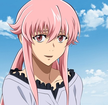  Gasai Yuno from Mirai Nikki!..it doesn't seem like it in this picture but trust me she is!