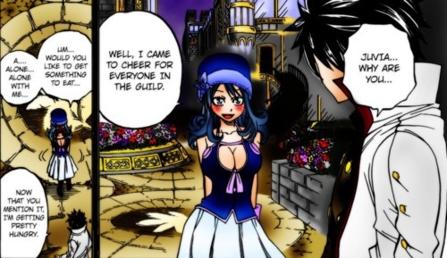 I didnt notice this but then anda say this I thought Anime creaters ruins everything because like Juvia in chapter 265(I think) is with other lebih beautiful dress and in Anime with other not as beautiful as in Manga :( In Manga :