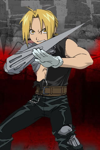  Edward Elric's missing his right arm and left leg.