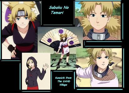 mine is Sabaku No Temari cuz she is cute, she is amazing with her fan, her dresses are always above the list, she is caring and above all her smile is FABULOUS

This pic is a fanart made by me HOPE U LIKE IT 
