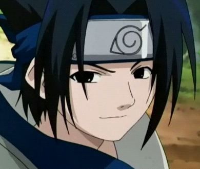 Sasuke smiling :))