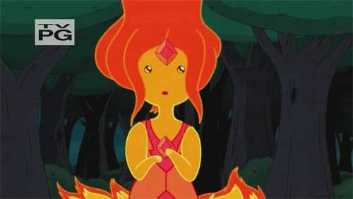  I'm stuck between Flame Princess and Finn. But since I love Flame princess about 5% meer than Finn, I would say Flame Princess. :)