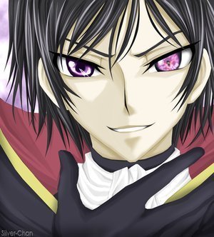  Lelouche's geass is only in his right eye.