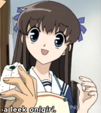  Honda Tohru-chan from the animé Fruits Basket likes to cook!