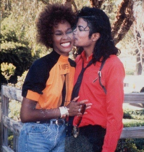 they did! if you type in michael jackson and whitney houston anywhere you would see they had a fling! i keep on seeing that michael said to david gest  that they both shared a passionate kiss!