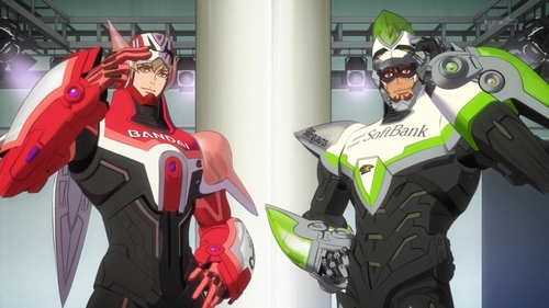  Tiger & Bunny - in armored सूट्स :)