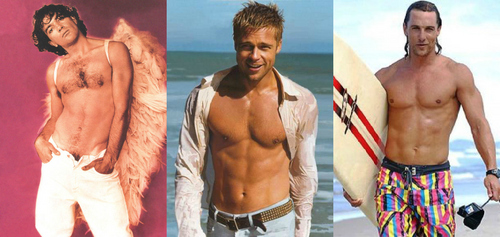  নমস্কার girls, like my collage? XD Antonio Banderas, Brad Pitt and Matthew Mcconaughey <333