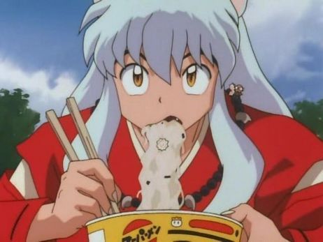 Inuyasha eating Ramen :)
