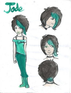  Name: jade Age: 17 Fin color:green
