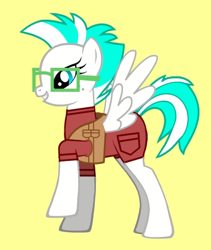 Name:Azura Alor 
Type:Pegasus
Work:Adventurer
Cutie Mark: A block of ice with 2 knives in the block of ice