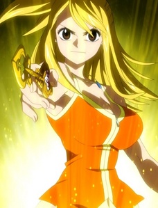 Lucy holding a Celestial Key............ OF DEATH!!

Lol jk, but they can be considered a weapon