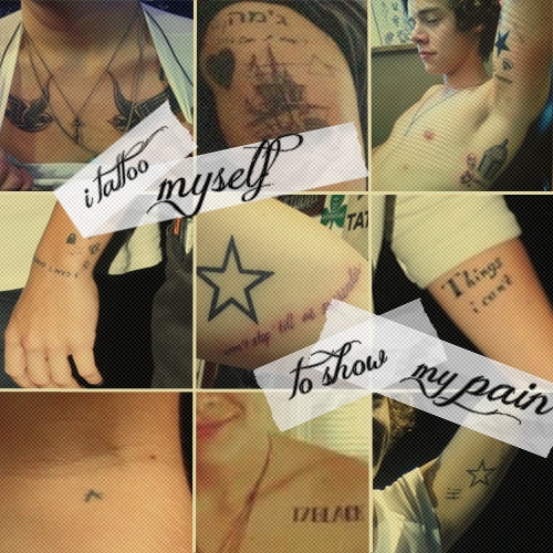Zayn has many tattoos!
But who has more tattoos is Harry! He has over 30 tattoos!


