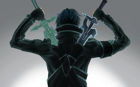  Kirito's swords from Sword Art Online