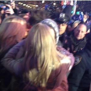 No I'm sorry here's a picture of them kissing at midnight on New Years Eve.