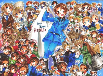 No one~!
I love each and every country in Hetalia.