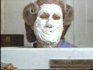  (I don't have anybody with dirt on their face) It's Robin Williams! It's frosting on his face.XD