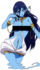  Paimon from Magi. Sorry about the censor bar.