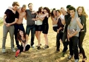  Taylor Lautner and the cast of Twilight 2008