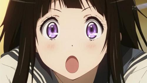  I cant think well today and this is the first thing that came into my mind ^^ "Watashi, kini narimasu!"....."Im curious" of "I cant stop thinking about it " - chitanda