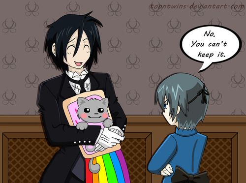  the demons don't have to become your butler/maid they become whatever te tell them. Ciel told Sebastian to be his butler because based on Ciel's social standing it would just have been the most convenient. I can assume that they would go to the world of the demons and try to solve that crap out. I would think that the demons appear when a human "summons" them I guess, but they make a contract only if they want their soul so I guess Ciel just won't make any contracts and just let some other demon take the person. But yea I thought what te detto for a while..... Also I would think that Ciel has to do it because they commanded him to do it not to tell someone else to do it. But yea I get where your coming from.