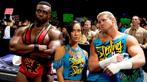 Dolph ziggler and Justin Gabriel and Aj if I add divas