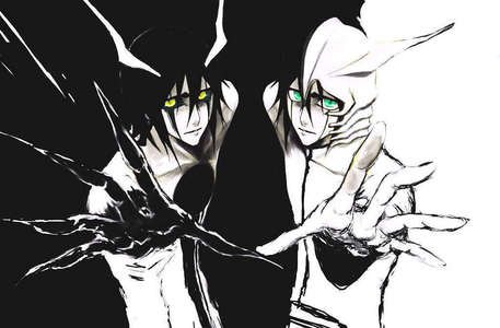  My Favorit Bleach character? Hmmm.... Well that would be Cifer Ulquiorra~ Why? Because Ulqui is badass~! He has TWO instead of one release And in the sub anime, his voice was flawless~ It was so sexy > < He can even remove his eye : x He has a unique Hollow mask And is totally beautiful~ And right as he was dying, he turned a little nice > < To this day, if he were still alive, he'd probably be nice~! Although i don't mind him being evil <3 ♥ L L V Zeigen this empty soul kindness and a warm herz