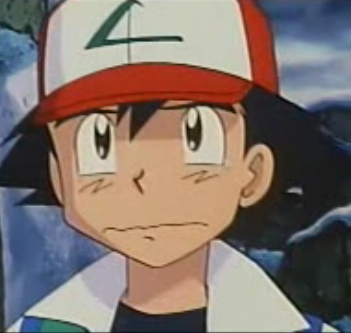  Satoshi-kun (also known as Ash in english) in Pokemon! He's crying tears of let's call them tears of joy here!