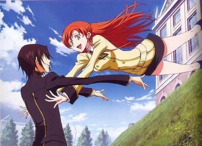  Lelouch and Shirley from Code Geass.