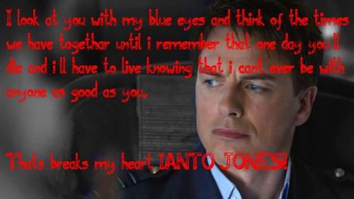  John Barrowman as Captain Jack Harkness :) Picture i made with the words made up by me.x