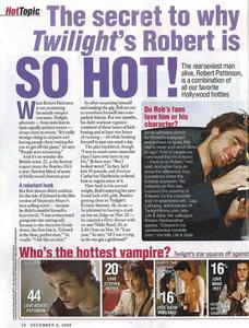 for once a magazine article about my Robert that is 100% TRUE!!!!!!!!!!!!!!!
