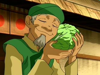  The Cabbage Merchant from [i] Avatar: The Last Airbender [/i]. He was barely shown but he made me laugh every time her was shown.