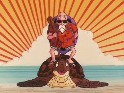  The one and only, Master Roshi!! ((I'd say Roshi-sama & Yama-sama have a lot in common based on appearance XD))