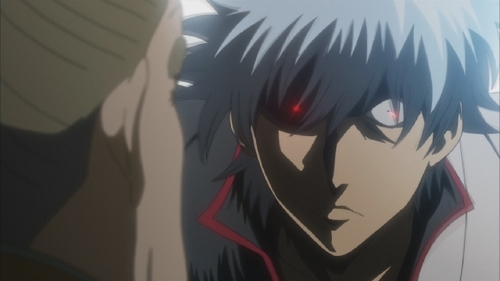  Gintoki! this is the face of a demon before he strikes XD