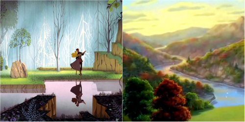 Aladdin - 'A Whole New World' scene, Cave of Wonders
The Little Mermaid - Ariel giving her voice to Ursula
Sleeping Beauty - Just about everything but mainly 'Once Upon a Dream' scene
Beauty and the Beast - Ballroom scene, Beast's transformation, Oh and 'Belle Reprise' when the camera pans upwards to reveal the scenery has always wowed me
Mulan - Maybe the final scene(s) with the defeat of Shan Yu
Pocahontas - 'Savages' song, 'Colours of the Wind'
Snow White and the Seven Dwarfs - Queen's transformation, 'I'm Wishing' scene with the reflection from the water
Tangled - 'I See The Light' scene
The Princess and the Frog - Transformation to humans again
Cinderella - Bibbidi Bobbidi Boo (including dress transformation), 'Sing Sweet Nightingale' scene (with the bubbles), 'So This is Love' scene