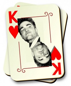  my Robert on the K of hearts playing card.He truly is the King of Hearts...he certainly is the king of mine <3