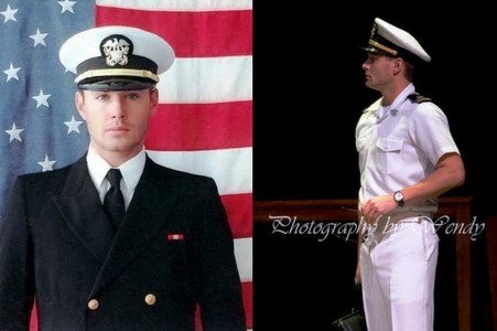  Jensen in uniform as JAG attorney Lt. Daniel Kaffee in the stage production of "A Few Good Men", played in Fort Worth, Texas in June 2007