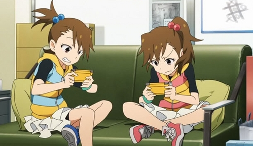  Ami and Mami from the アニメ The Idol M@ster are twins!