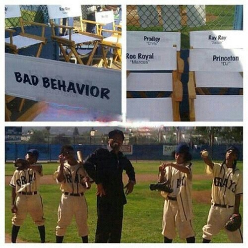  Roc royals real name is Marcus it's says so on mindless behaviors movie bad behavior on there chairs the sit on