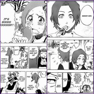  I am very happy that orihime and masaki have a lot in common. Now certain fan *coughs ichihime\orihime haters coughs* cant say that ichigo hates orihime because of her personailty because masaki and orihime are both happy,cheerful,full of energy, and cinta food. Also last time i checked ichigo himself berkata that masaki was the most beautiful woman he has ever seen and he loved his mom. Orihime's personality is so alike to masaki and they both both look sorta the same too.