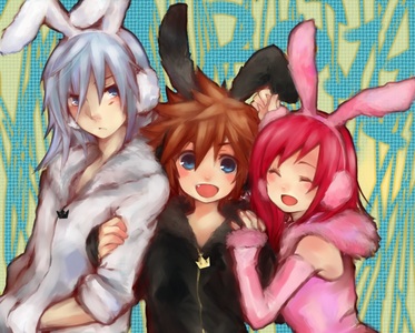  Sora, Riku and Kairi l’amour this trio :)