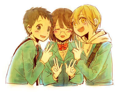  Mikado, Anri and Kida!