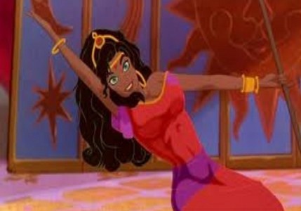 I'd choose Esmeralda, she's gorgeous, stands up for what she believes in and apparently was in one version about a decade back (heard this from somewhere on deviantart, not sure of the accuracy)